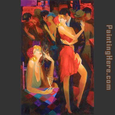 Hot Night Romance painting - Avtandil Hot Night Romance art painting